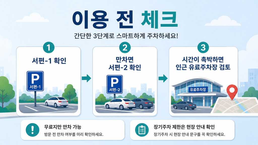 경산역 공영주차장 이용 전 유의사항 이미지