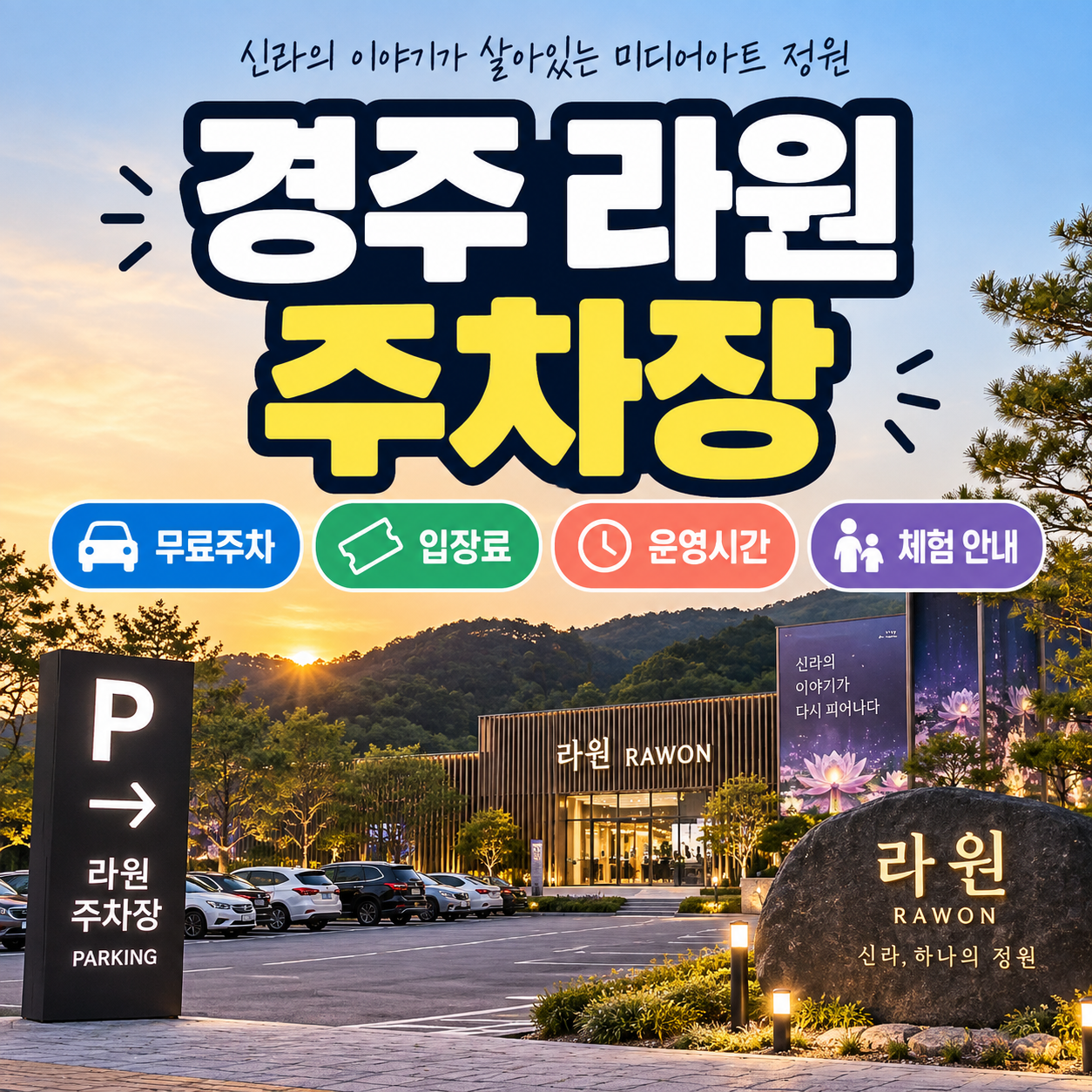 경주 라원 주차장 안내 대표이미지