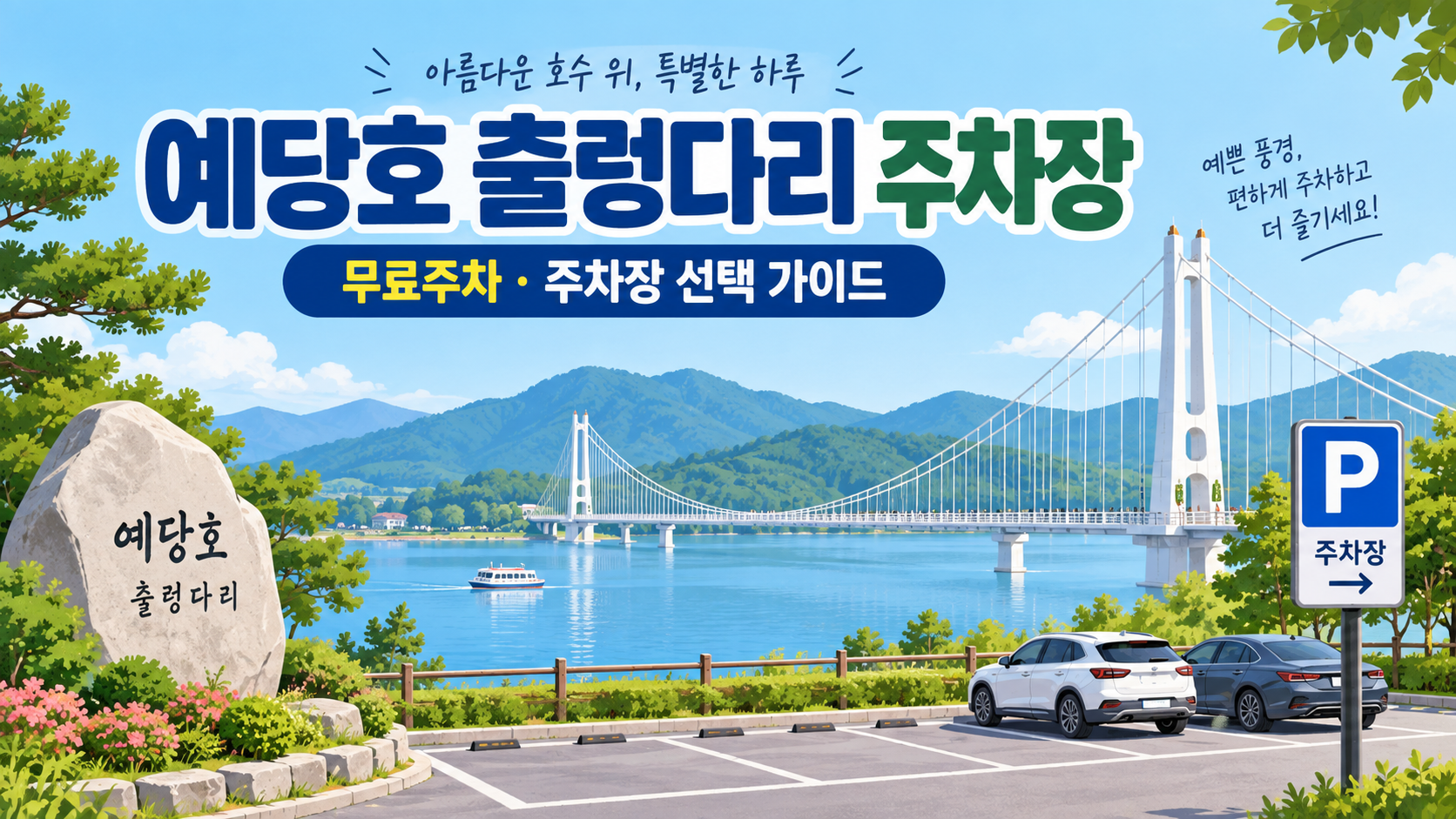예당호 출렁다리 주차장 대표이미지