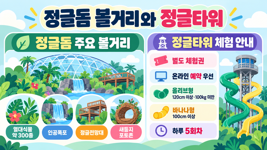 거제식물원 볼거리 안내 이미지